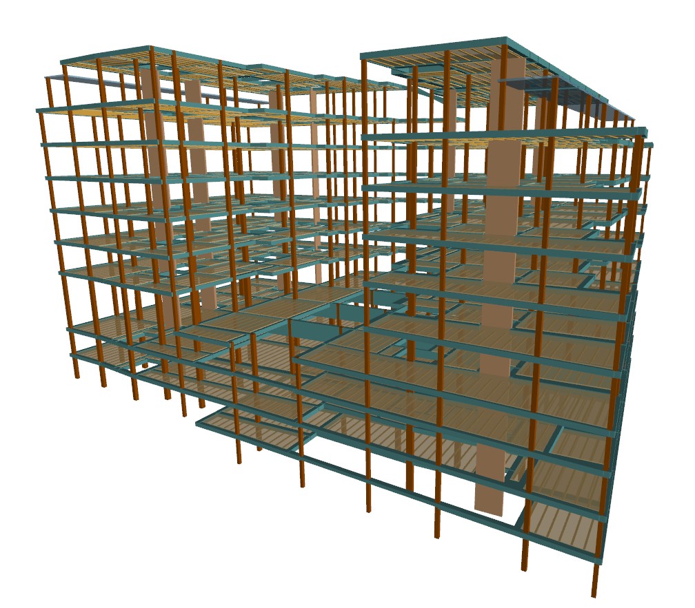 Cálculo de estructura edificio 59 viviendas Someso